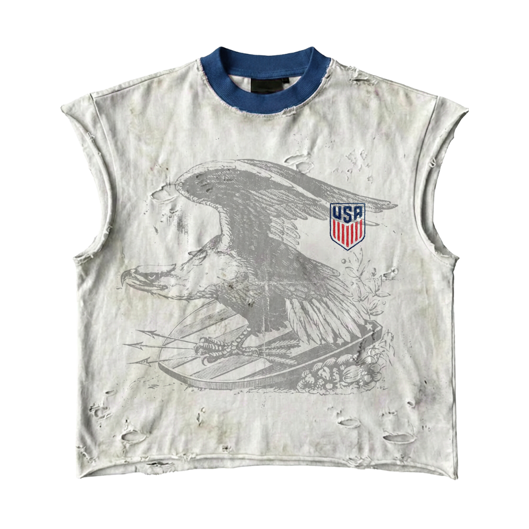 USA Cut-Off Tee