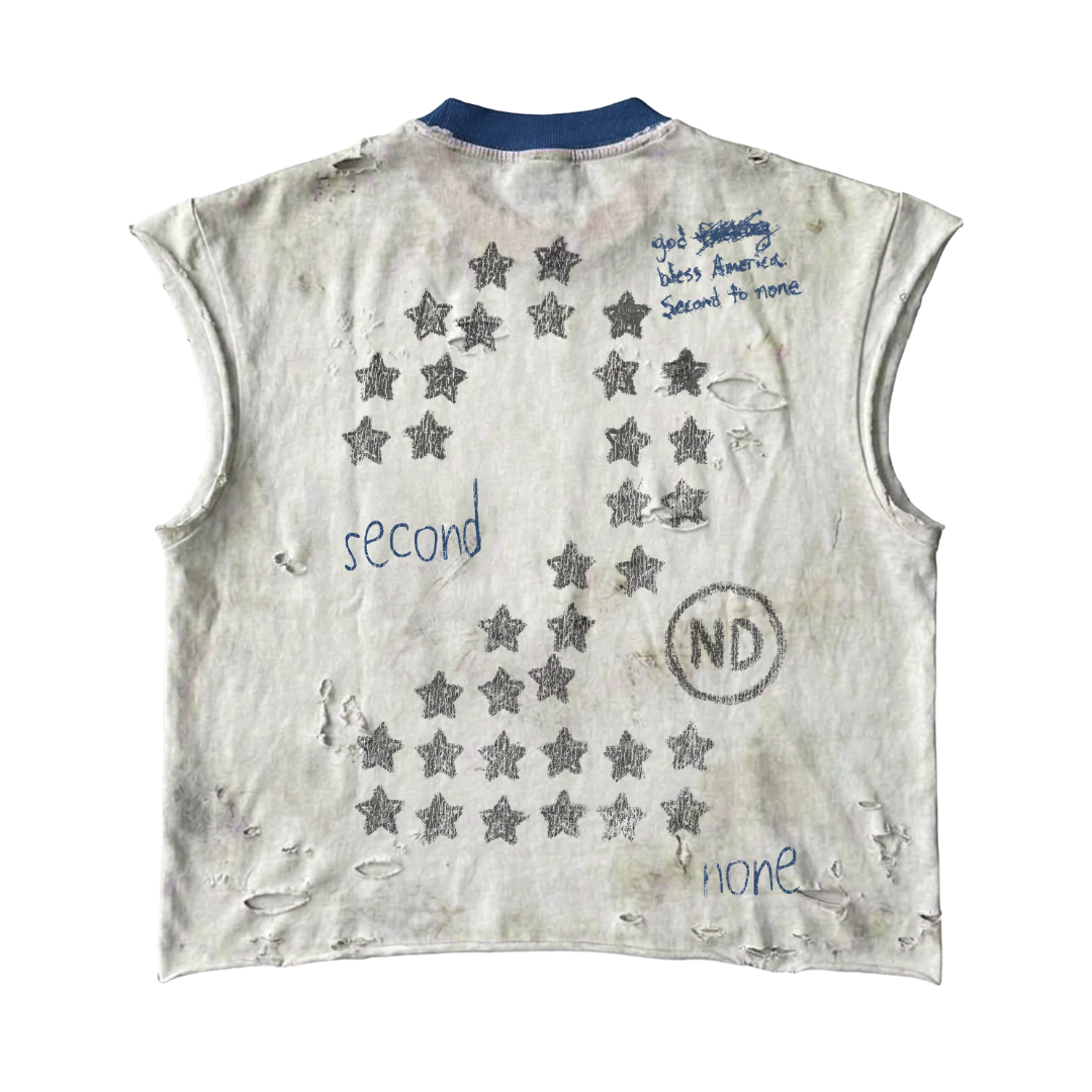 USA Cut-Off Tee